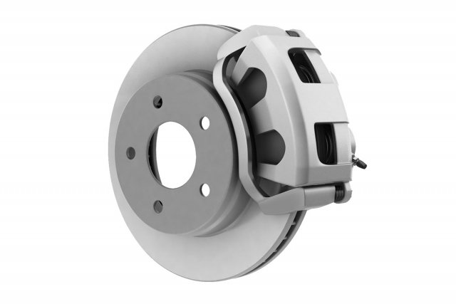 car disc brake dual piston Modelo 3D .c4d .max .obj .3ds .fbx .stl .blend
