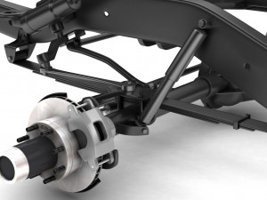 pickup truck chassis 4wd Modelo 3D
