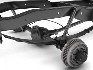 pickup truck chassis 4wd Modelo 3D