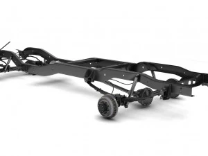 pickup truck chassis 4wd 3D Model