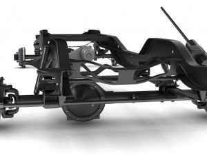 pickup truck chassis 4wd Modelo 3D