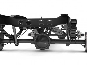 pickup truck chassis 4wd Modelo 3D
