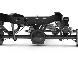 pickup truck chassis 4wd 3D Model