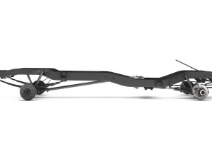 pickup truck chassis 4wd 3D Model
