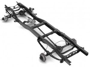 pickup truck chassis 4wd Modelo 3D