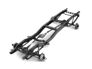 pickup truck chassis 4wd 3D मॉडल