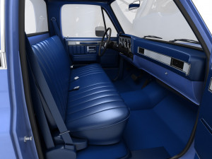 generic pickup truck 3 Model 3D