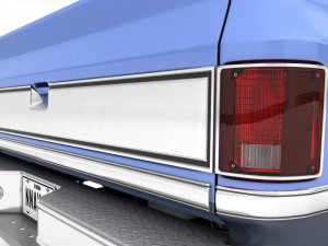 generic pickup truck 3 Model 3D