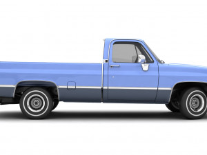 generic pickup truck 3 Model 3D