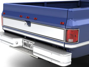 Generic pickup truck 4 3D Model