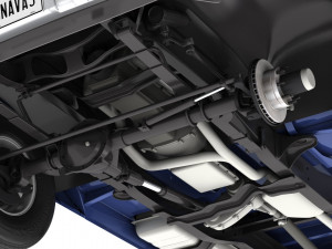 Generic pickup truck 4 Model 3D