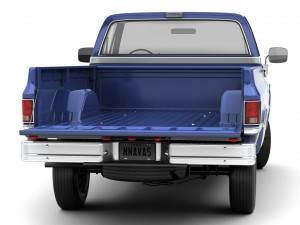 Generic pickup truck 4 Model 3D