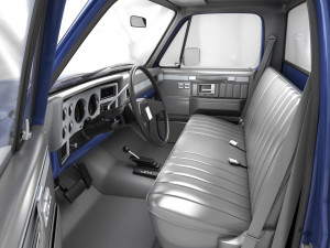 Generic pickup truck 4 Model 3D