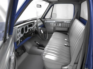 Generic pickup truck 4 3D Model