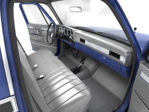 Generic pickup truck 4 3D Model