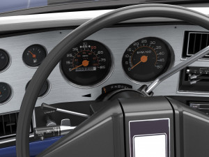Generic pickup truck 4 Model 3D