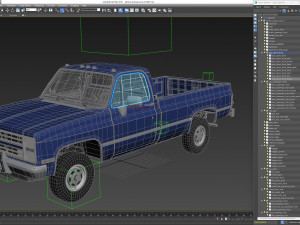 Generic pickup truck 4 Model 3D