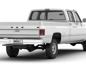 generic 4wd pickup truck 5 3D Модель