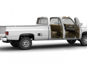 generic 4wd pickup truck 5 3D Модель