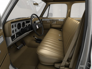 generic 4wd pickup truck 5 3D Модель