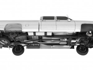 generic 4wd pickup truck 5 3D Модель