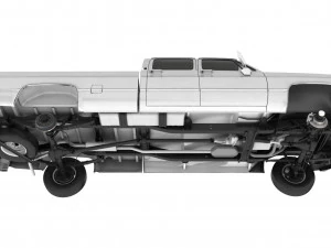generic 4wd pickup truck 5 3D Model
