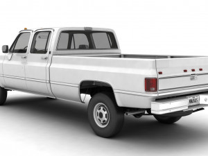 generic 4wd pickup truck 5 3D Модель