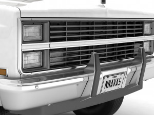 generic 4wd pickup truck 5 3D Модель
