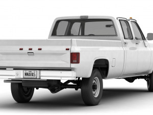 generic 4wd pickup truck 5 3D Модель