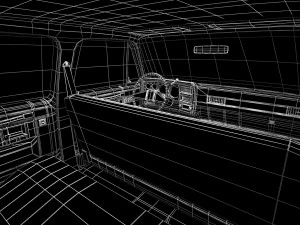 generic 4wd pickup truck 5 3D Model