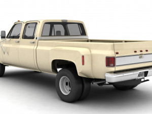 generic 4wd dually pickup truck 6 Modèle 3D