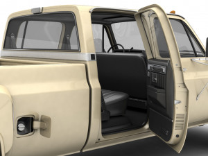 generic 4wd dually pickup truck 6 Modèle 3D