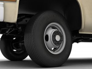 generic 4wd dually pickup truck 6 Modèle 3D