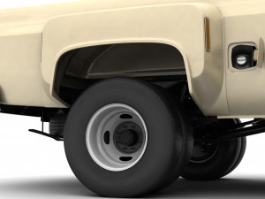 generic 4wd dually pickup truck 6 Modèle 3D
