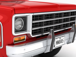 Generic pickup truck 7 3D-Modell