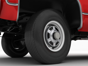 Generic pickup truck 7 3D-Modell