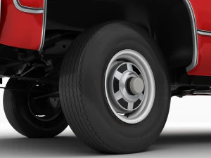 Generic pickup truck 7 3D Model