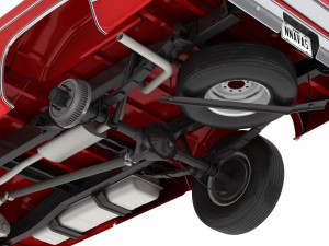Generic pickup truck 7 3D-Modell
