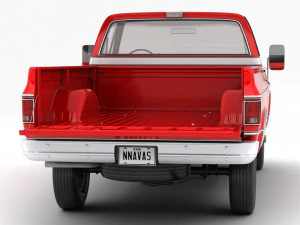 Generic pickup truck 7 3D Model