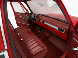 Generic pickup truck 7 3D-Modell