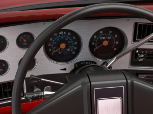 Generic pickup truck 7 3D Model