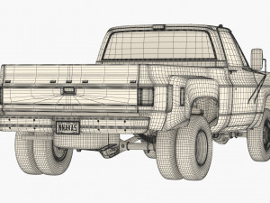 GENERIC PICKUP TRUCK 8 Model 3D