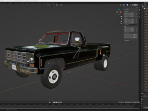 GENERIC PICKUP TRUCK 8 Model 3D