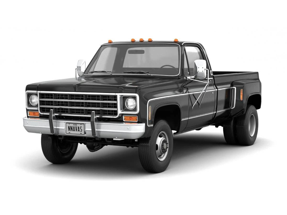 GENERIC PICKUP TRUCK 8 3D Model .c4d .max .obj .3ds .fbx .stl .blend 