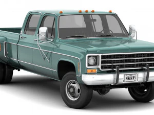 Generic Pickup Truck 9 3D Model