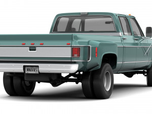 Generic Pickup Truck 9 3Dモデル