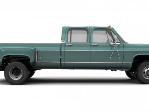 Generic Pickup Truck 9 3D Model