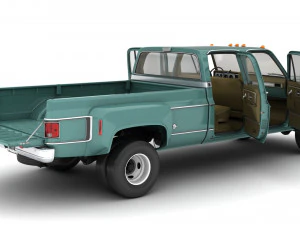 Generic Pickup Truck 9 3D Model