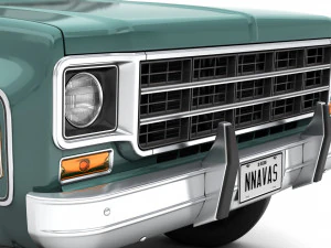 Generic Pickup Truck 9 3D Model