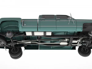 Generic Pickup Truck 9 3D Model